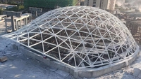 Structure Spatiale en Acier Toit Dôme Verrière Construction Métallique