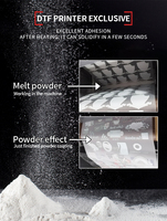Poudre DTF TPU 80-120 µm, adhésif thermofusible pour transfert thermique sur T-shirt en four