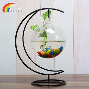 Home Deco Suspendu S <span class=keywords><strong>Stand</strong></span> Fish Bowl Usine Pas Cher Verre 100ml Décorations & Ornements Transparent Durable Pas Support 100pcs - Product Image 5