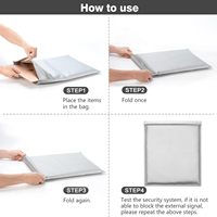 Sac de protection RFID imperméable et ignifuge personnalisé, sac de sécurité Faraday bloquant les signaux pour téléphone, ordinateur portable, tablette