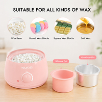 Máquina para Derretir Cera de 500 ml, Precio al por Mayor, Control de Temperatura con Perilla Mecánica, Tamaño Pequeño, Mayor Eficiencia, para Uso en Salón y Hogar