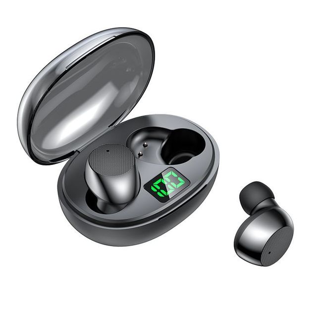 BT in Ear Outdoor Sports Wireless Earphone 5.3 Powered LED Display TWS Earbuds with Charging Case IPX5 Waterproof Touch Control