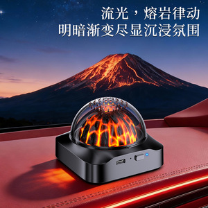 Ambientador para Auto con Diseño de Nube Volcánica, Iluminación Ambiental, Alimentación USB, Aromaterapia, Decoración Interior Multifuncional - Product Image 3