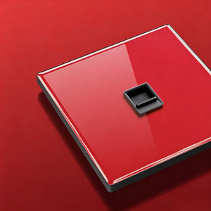 Modern Tempered Glass <b>Wall</b> <b>Switch</b> Touch Control 4 Gang 4-Way IP20 Red Smart Life App Wi-Fi 10A 230V YuHe Group - Product Image 2