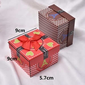 Fashion Kids <b>Watch</b> Boxes Butterfly Knot Bracelet <b>Watch</b> Gift Packaging with Square Pattern Lid and Base <b>Case</b> for Kids - Product Image 2