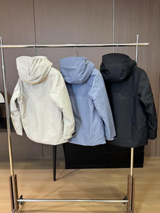 Chaqueta Ligera con Capucha para Hombre, Personalizada, para Exteriores, Impermeable, con Cierre, Resistente al Viento, Reversible - Product Image 2