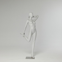 Maniquí de mujer deportiva, exhibición de maniquí femenino de moda