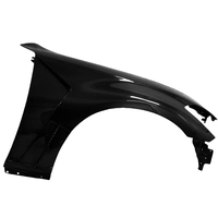 Pour Infiniti Q70, ailes en fibre de carbone, kit carrosserie pare-boue perforé style BFA, pare-chocs