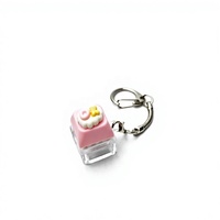 2026 Most Popular Custom Creative Fashion Cute Letter Keyboard Fidget Clicker Button Keychain Stress Relief Toy Promotion Gift