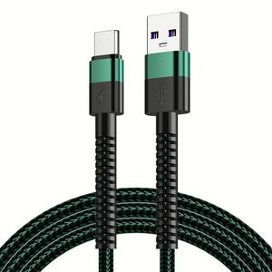 Type <b>C</b> Power <b>Adapter</b> Cable Nylon Data Cables Fast Charging Micro/<b>USB</b>-<b>C</b> Charger Cables - Product Image 2