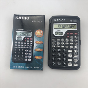 Kadio KD-105B Scientific Calculator 10+2 Digits 56 Functions With Time Display For Student Use - Product Image 1