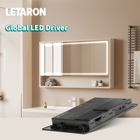 Transformateur d'alimentation AC-DC à tension constante 12V 24V certifié UL, driver LED mince pour éclairage de bande LED d'armoire à miroir