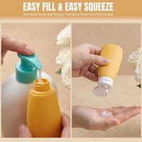 Ensemble de 20 flacons de voyage avec accessoires, contenants de voyage rechargeables pour shampoing, après-shampoing, lotion, liquides