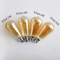 E26-Ampoule LED vintage à intensité variable, modèle E27 B22, 2W, 4W, 6W, 8W, style antique, 110V, 220V