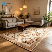 Persische Teppiche für Wohnzimmer Bedruckter Luxus-Bodenteppich Getufteter Polyester-Teppich Wohndekor-Teppiche für Wohnzimmer und Schlafzimmer