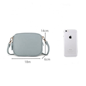 New Womens Popular Fashion Leather Crossbody Portable Small Square Crossbody Bags - Product Image 2