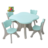 Feelbaby Table d'étude contemporaine ensemble de chaises enfants 10 ensembles 1-10 ans 107 kg capacité 85*22*76cm taille école salon maison