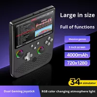 Nouvelle console de jeu portable sans fil H5 basée sur Linux, grand écran de 5,0 pouces, rétro, mini, portable, PSP HD, lumière d'ambiance