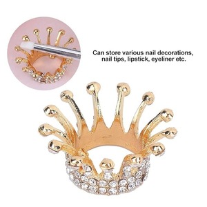 Nail Art <b>Brush</b> Holders, Crown Design Nail Art <b>Brush</b> Holder Nail Pen <b>Brush</b> Holder Nail Art Painting Pen <b>Brush</b> Stand Nail Art - Product Image 2