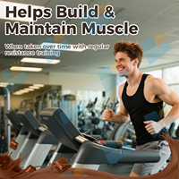 SUNI Marque Privée Nutrition Sportive Chocolat Protéine de Lactosérum Isolat Hydrolysé en Poudre 80% Whey Gainer Massif Haute Performance
