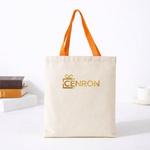 Bolsa de Mano Reutilizable de Lona de Algodón Grande con Cierre de Cremallera en el Hombro, Logotipo CL, Bolsa de Compras Promocional para Eventos Minoristas, Modelo BA-7002 - Product Image 6