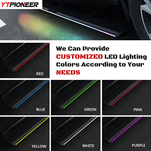 YTPIONEER, luz LED, Pedal eléctrico, estribos, paso lateral de potencia para BYD 18-23 BYD TANG (<span class=keywords><strong>DM</strong></span>)/DMP/DMI, funcionamiento automático - Product Image 4