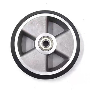 Roue de guidage Xunda, diamètre 150 mm, largeur 30 mm, avec roulement 6201 pour élévateur de chantier - Product Image 4