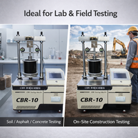 Machine d'essai CBR fiable de 50 kN avec précision de 0,2 % pour le contrôle qualité des infrastructures gouvernementales, offrant des réductions pour les commandes en gros