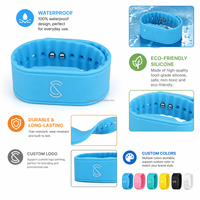 Bracelet RFID passif NFC en silicone 13,56 MHz, réglable, anti-effraction, 100 % étanche, multi-usages, pour paiement sans argent liquide