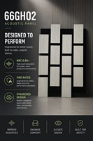 Panneau acoustique hexagonal durable, facile à nettoyer, insonorisant, pour la maison et les bars