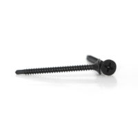Tornillos para Paneles de Yeso con Recubrimiento de Fosfato, Clase 8.8, Métricos/Pulgadas, de Acero al Carbono de Grado Industrial, Certificados BIS, Negros, a Granel