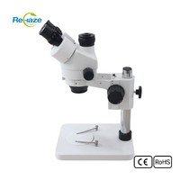 REHAZE Lab Trinocular Compound Stereo Microscope 10x Eyepiece 1080p HD LED Display Auto Focus IP53 with External Display Support