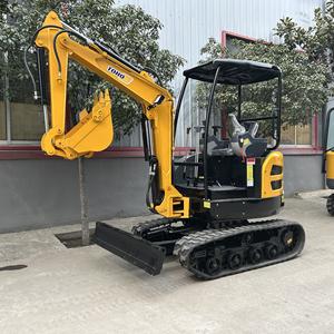 Gran oferta de alta calidad, Mini Excavadora hidráulica de 2 toneladas, excavadora de orugas, motor Kubota, excavadora de carga frontal, Motor de núcleo compatible con EPA - Product Image 2