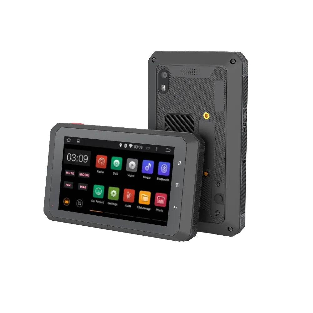 Rugged Tablet Pc 5 Inch Rugged Vehicle Tablet Android MDT Touch Panel PC Built In NFC WIFI BT 4G GPS CAN Bus For Fleet Management