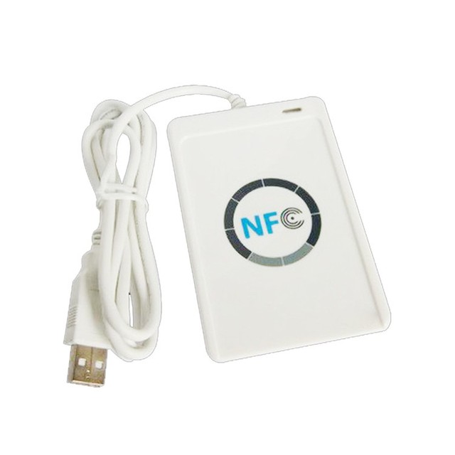 Portable 13.56MHz USB Interface Waterproof Plastic Smart Card Reader Writer Contactless NFC RFID Technology Customizable Options