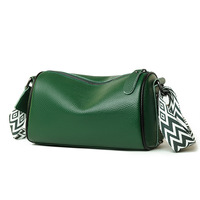 Bolso bandolera de piel sintética negra para mujer de calidad al por mayor, bolso de almohada de buena calidad, bolso de hombro, bandolera para mujer