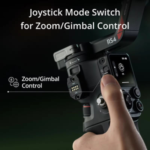 Estabilizador Cinematic RS 4 con Capacidad de Carga de 3 kg, Brazos con Recubrimiento Antideslizante, Inclinación Extendida, Bloqueo Automático de Eje, Obturador Bluetooth, Plataforma de Video Gimbal - Product Image 3