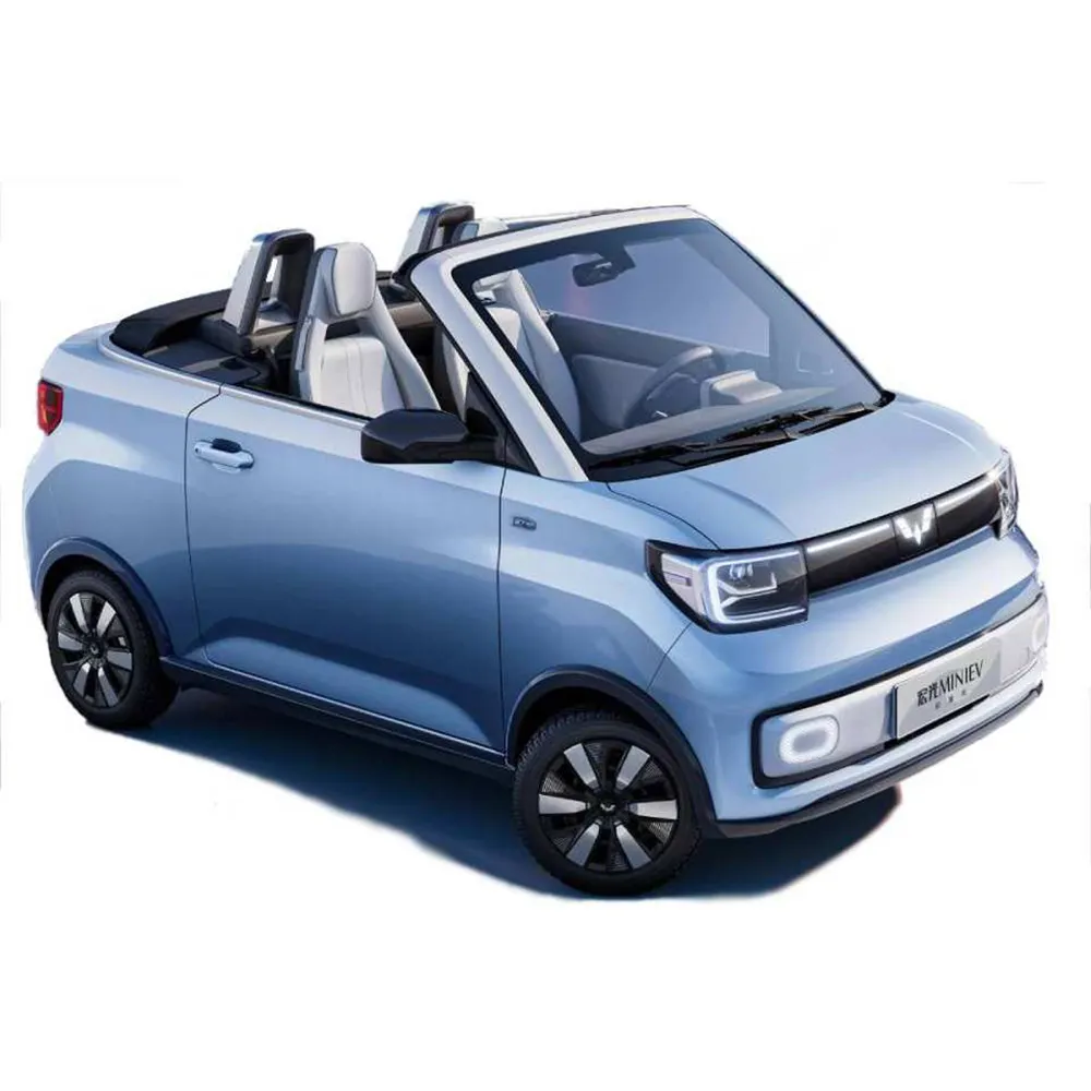 Wuling Hongguang MINIEV Pure Electric 280KM 2 Doors 2 Seats Convertible Version Uesd Electric Vehicle Sales