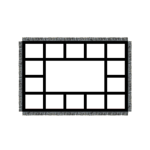 Manta Sublimable en Blanco para Sublimación, 38x54 Pulgadas, Reverso Color Heather, Venta Caliente de Fábrica - Product Image 2