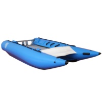 Thundercat Aluminium Floor Sport Yacht Hypalon PVC Catamaran Gonflable pour Extérieur Dérive Voilier Course Catamaran à Vendre
