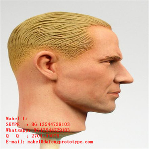 1:6 soldato scultura testa di persona reale statua testa femminile scultura private di personalizzazione - Product Image 2