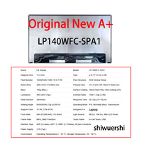 Layar Lcd 14 "1920*1080 EDP 40Pin Pengganti B140HAN02.2 M140NWF7 R0 R2 LP140WFC SPA1 NV140FHB T06 LP140WF5 SPB3 SPB1 SPB2