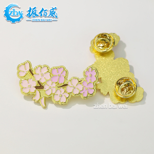 Fábrica de <span class=keywords><strong>China</strong></span> Sin mínimo Logotipo personalizado Alfileres de esmalte suave Insignia Flor Pin de solapa personalizado - Product Image 5