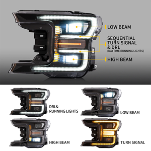 Phares Full LED Vland pour Ford F150 2018-2020 13e génération (treizième génération) - Product Image 3