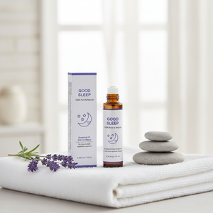 Aceite de Masaje Natural a Base de Hierbas <span class=keywords><strong>para</strong></span> la Migraña, Mezcla de Fragancias Relajantes, Aceites de Aromaterapia en Roll-on, Aceite Esencial - Product Image 1