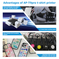 Imprimante UV à plat grand format Antprint 6090 AP-T9pro tout-en-un pour métal, bois, verre, PVC, acrylique, céramique, cuir, etc.