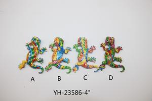 Figura Decorativa de Pared de Lagarto Gecko de Poliresina con Impresión por Transferencia de Agua, <span class=keywords><strong>Mosaico</strong></span> de <span class=keywords><strong>Barcelona</strong></span>, España, Recuerdo, 5 Pulgadas - Product Image 4
