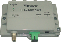 Satellite RFoG ONU/Micronode/Mininode pour fibre à la maison câble TV FTTH CATV récepteur optique Mini nœud RFOG nœud de fibre optique LNB