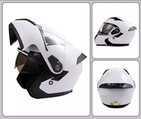 Casque de moto modulaire homologué DOT, à visière rabattable, double visière, aérodynamique, équipement de course pour moto, pour hommes, Cascos Para Moto