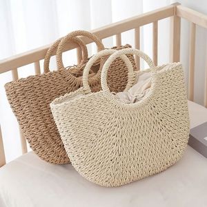 Sac En paille isotherme túi một chính dernier CRI plastique tisse cabas coquillage de Voyage petits Pour FILLES Bộ quần áo - Product Image 1